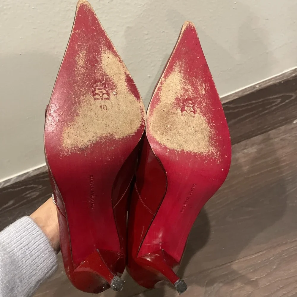 Martinez Valero Patent Heels Pump‎